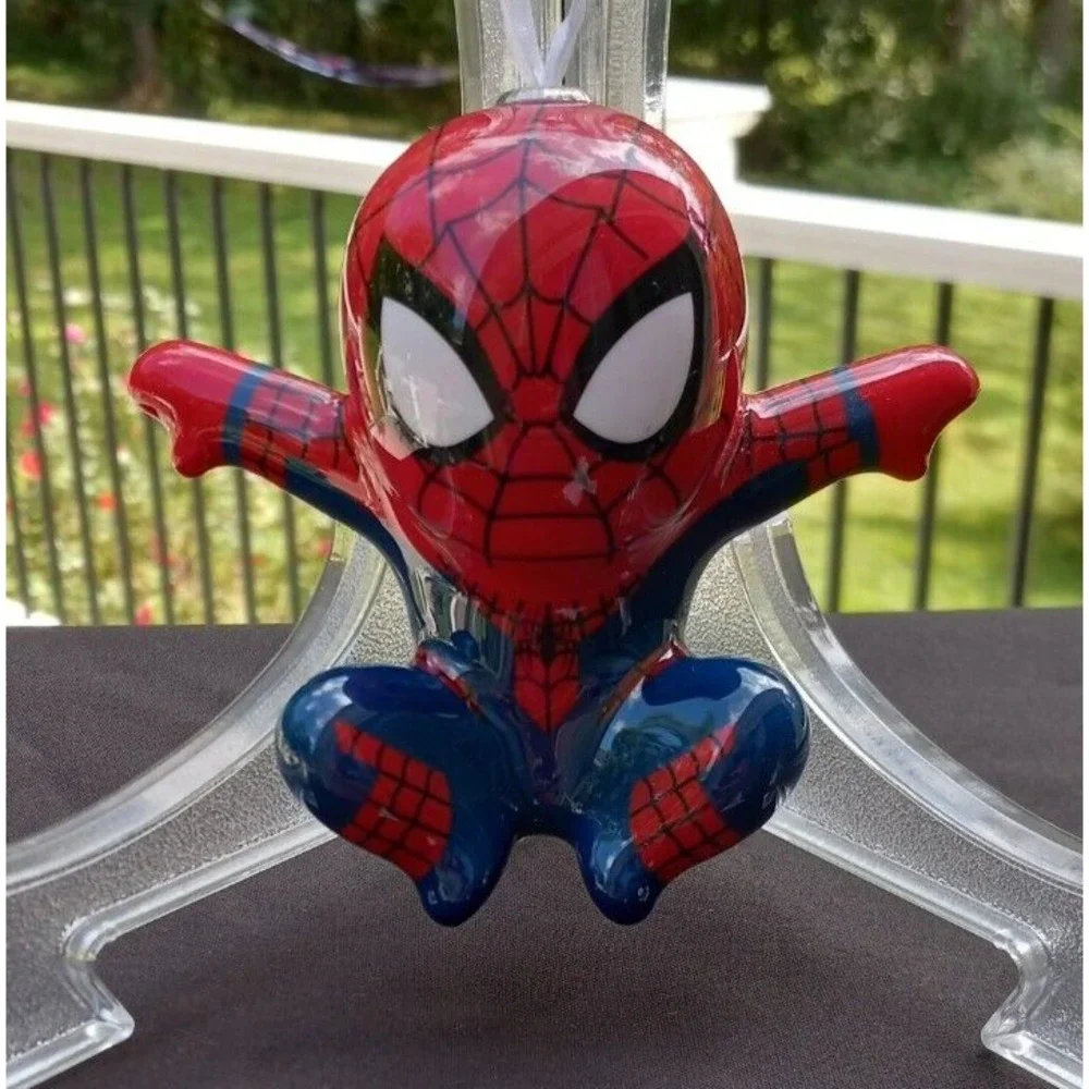 Spiderman Marvel plastic hanging ornament Christmas holiday cake topper
